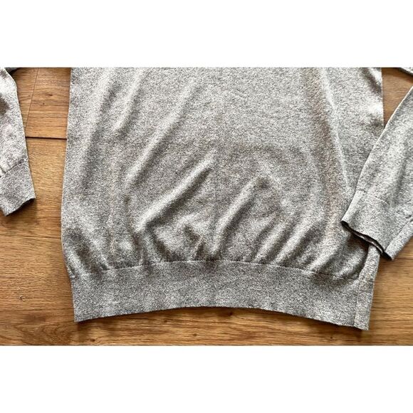 Crewneck Sweater with Long Sleeves and Ribbed Cuffs Linen Silk Men’s SZ Small - Picture 4 of 7